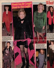 Faye Dunaway Leggy Sarah Purcell Magazine Photo Clipping 1 Page R2968