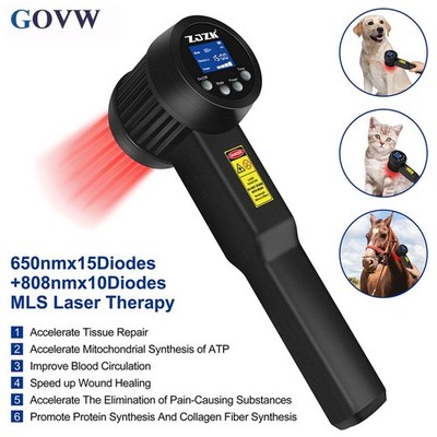 650/808nm Laser Therapy for Wound Healing & Inflammation Reduction Non-Invasive