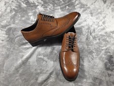 NEW Cole Haan Men's Modern Essentials Wingtip Oxford British Tan US 8.5