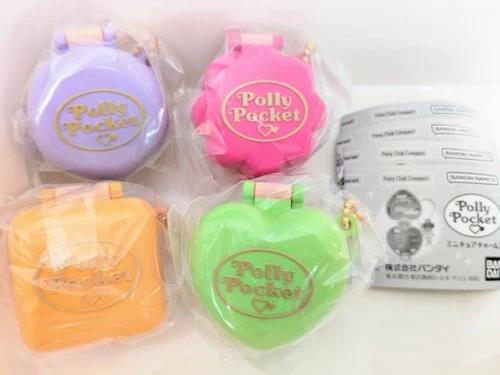 Polly Pocket Miniature charm Vol. 2 BANDAI Gacha complete set of all 4 types