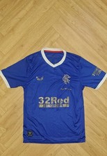 2022 Rangers Men's Blue Home Football Jersey Size M