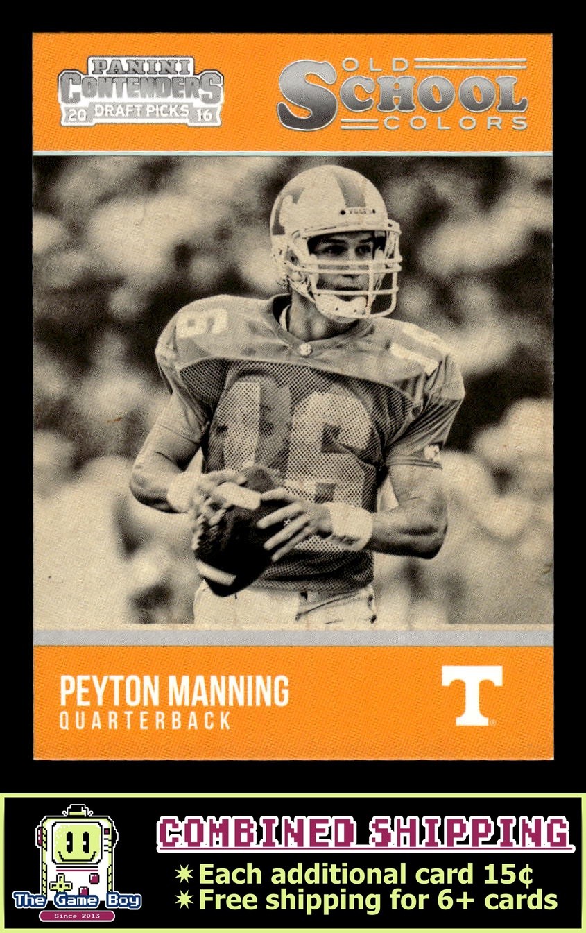 2016 Panini Contenders Draft Picks Old School Colors #19 Peyton Manning