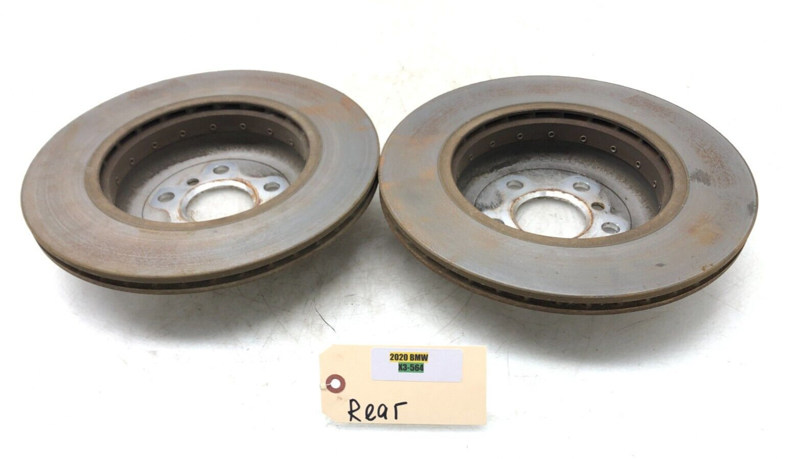 2018-2023 BMW X3 G01 AWD LEFT RIGHT REAR DISC BRAKE ROTOR PAIR X2 OEM.