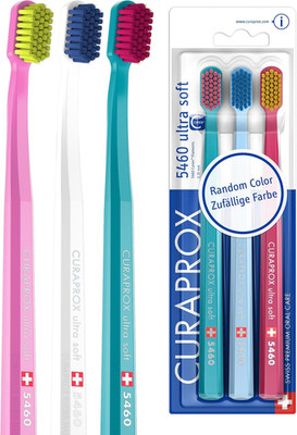 Curaprox CS 5460 Ultraweiche Zahnbürste 3er Pack für Erwachsene