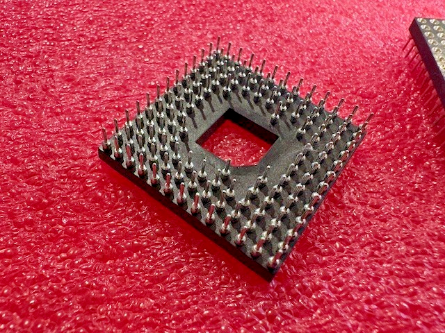 128 Pin Machine Pin Grid Array PGA IC Socket Souriau (2 pcs) | eBay