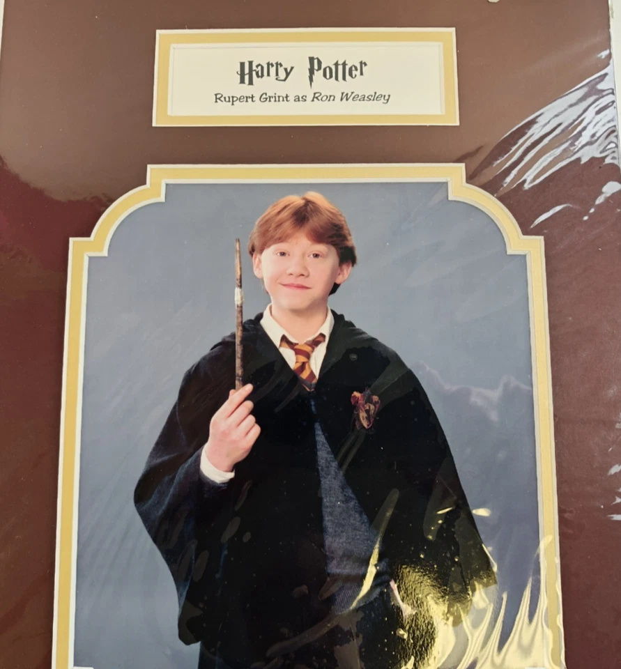 Rupert Grint in Harry Potter Hand Signed Mounted Autograph 20" x 12" approx. - Image 3 of 4