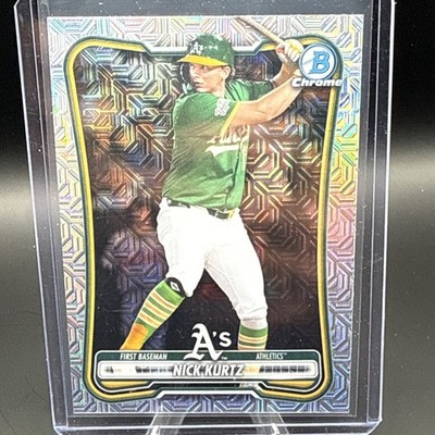 2026 Bowman Nick Kurtz Mega Box Mojo Refractor #10 A s