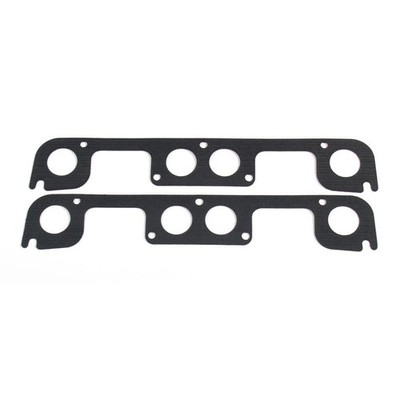 Percys Header Gasket 68059; XX-Carbon Round 1.66 in. for SBC Stahl Spread Port