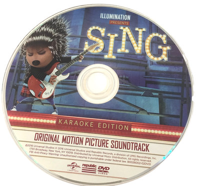 Sing:  Original Motion Picture Soundtrack / Karaoke Edition With Slim Case