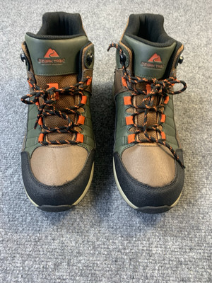 Ozark Trail Hiking Boots Mens Size 6 Mid Leather Hiker Brown  display picture 1