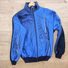 Vintage Biemme Sport Jacket Blue Full Zip 90s Technical Cycling Style Track Top