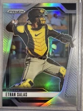 Ethan Salas 2025 Panini Prizm Silver Prizm #299 San Diego Padres