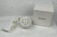 PANDORA Porcelain White Ball Christmas Tree Ornament 2011 Unforgettable Moments