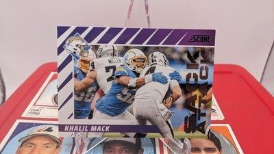 2024 Panini Score Football NFL #9 Khalil Mack Sack Attack LA Chargers NM Mint 