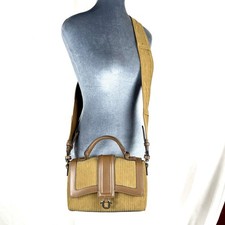 True Religion Crossbody Purse Brown Corduroy ...
