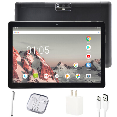 10 In 4G LTE Phablet Android 10 Tablets Deca core 1920x1200 IPS 8GB RAM 256G ROM