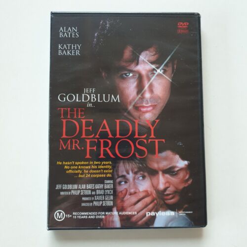 The Deadly Mr Frost (DVD, 1990) PAL Region Free (Jeff Goldblum, Kathy Baker) NEW - Photo 1 sur 4