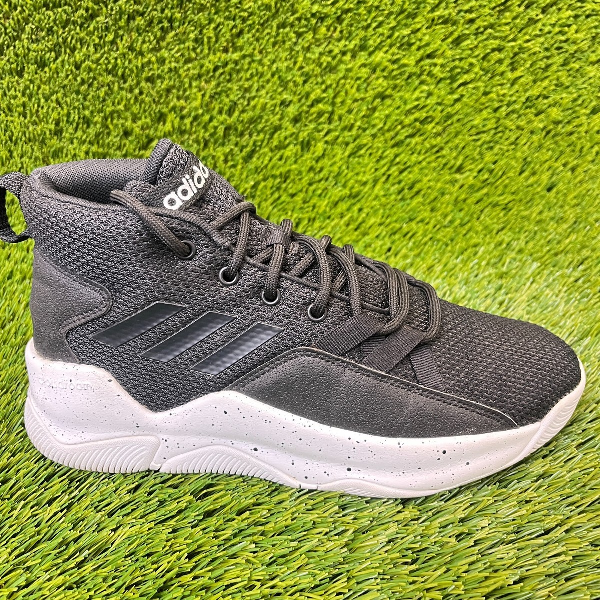 Adidas Streetfire Cloudfoam Mens Size Black White Basketball - Main Image