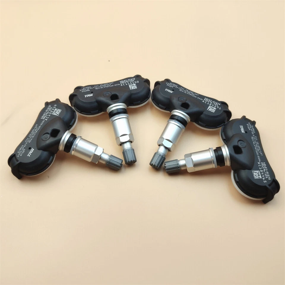 4X Genuine 42607-0C070/08010 TPMS Tire Pressure Sensors For Toyota Sienna Tundra Foto 3 de 4