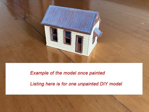 HO Scale Small Platform Building - Guards Hut - DIY Kit - Picture 9 of 9