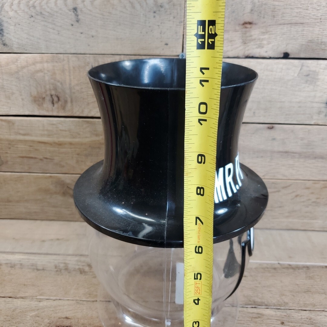 ミスターピーナッツ　ヘッドディスプレー　コンテナー　ストア　プラスチック VTG Mr. Peanut Plastic Countertop Store Display Jar Head