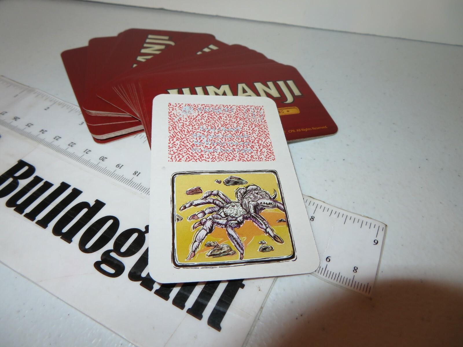 2017 Jumanji Board Game Replacement Lot 29 Danger Cards Part Only