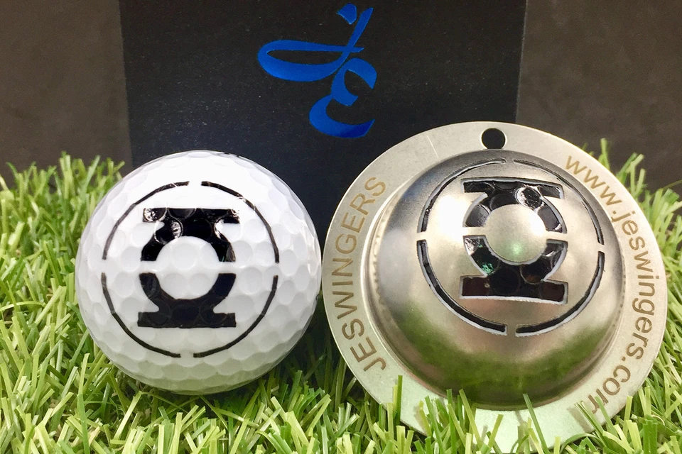 JE SWINGERS Green Lantern Golf Ball Custom Marker Stainless-Steel