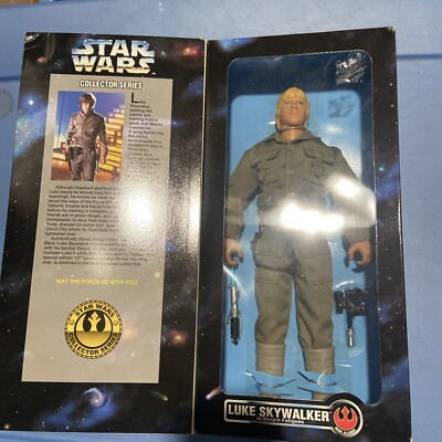 Kenner Star Wars Collector Series 12 Luke Skywalker Doll In Bespin Fatigues...