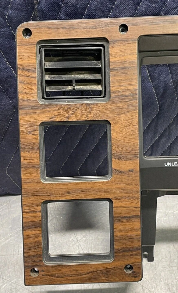 1987-1996 Dodge Dakota Dash Speedometer Radio Bezel Trim Woodgrain OEM 4482082 Foto 2 de 4