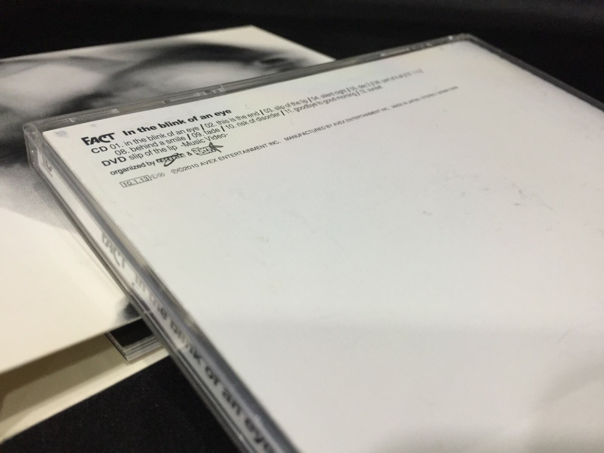 FACT In the blink of an eye サイン入り Amazon.co.jp: In the blink of an eye: ミュージック