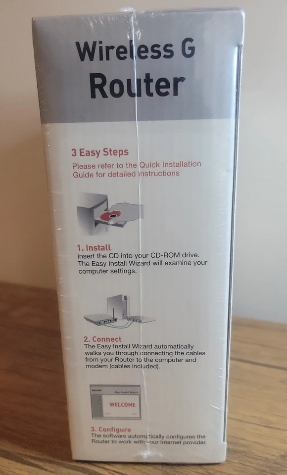 Belkin Internet Router Wireless G Router 400 Ft Range Unopened Factory Sealed - Image 4 of 4