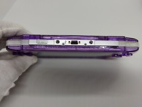 Sony PSP-3000 Playstation Portable Console Clear Purple Shell Custom [w/+40Game]