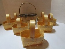 Miniature Baskets for Crafting - Lot of 8 - New