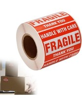 500 Fragile Stickers Packing Sticker 2" x 3" Strong Adhesive Labels Warning...