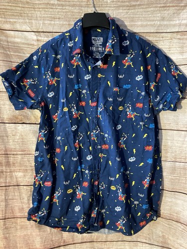 Thor Button Down Hemd - Erwachsene Large - Marvel Boxlunch - Bild 2 von 8