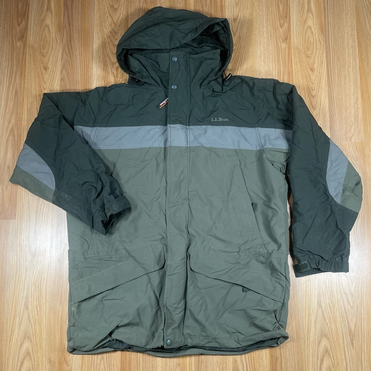 LL Bean Outdoor Outfitters Hooded Snow Winter Jacket Coat Mens Size M Regular