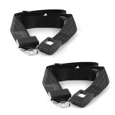 Camaro 1967 - 1969 Standard 2pt Black Lap Bucket Seat Belt Kit - 2 Belts Saftboy Camaro 1967 - 1969 Standard 2pt Black Lap Bucket Seat Belt Kit - 2 Belts Saftboy