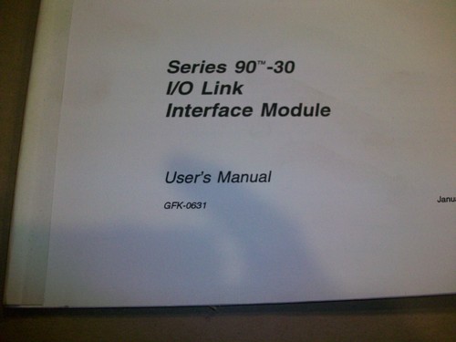 GE Fanuc Series 90-30 I/O Link Interface Module  GFK-0631 - Foto 2 di 2