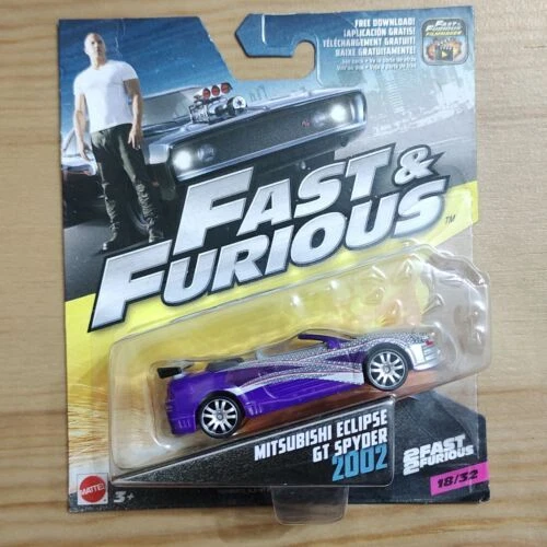 Mattel Fast & Furious Mitsubishi Contemporary fabricación Diecast coches, camiones y camionetas