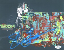 Steven Lisberger Tron Autographed Signed 8x10 Photo ACOA