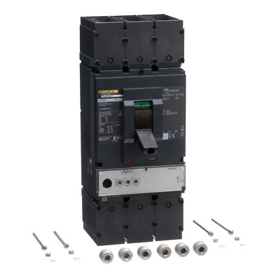 Square D LGA36600U31X Circuit Main Breaker PowerPacT L 600A 3P MicroLogic 3.3