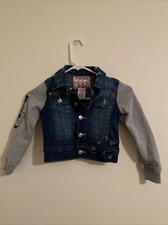 True Religion Girls Blue Jammer Emily Jean Denim Jacket Size XS