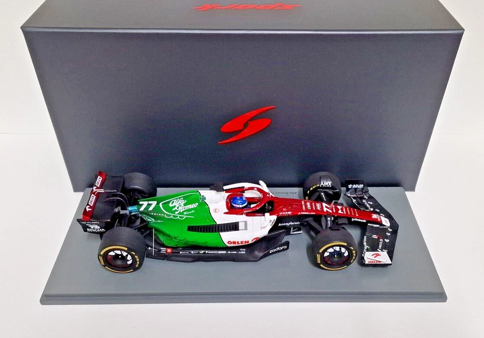 1:18 SPARK MODELLINO AUTO F1 FORMULA 1 ALFA ROMEO C42 BOTTAS AZERBAIJAN GP 2022 - Immagine 4 di 4