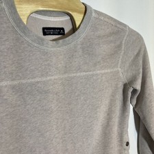 Abercrombie  Fitch Women  s M Soft As F Fleece Button Pullover