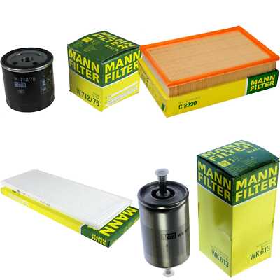 MANN-FILTER Inspektionspaket für Opel Calibra A 2.0i 16V 2.5i V6 Vauxhall