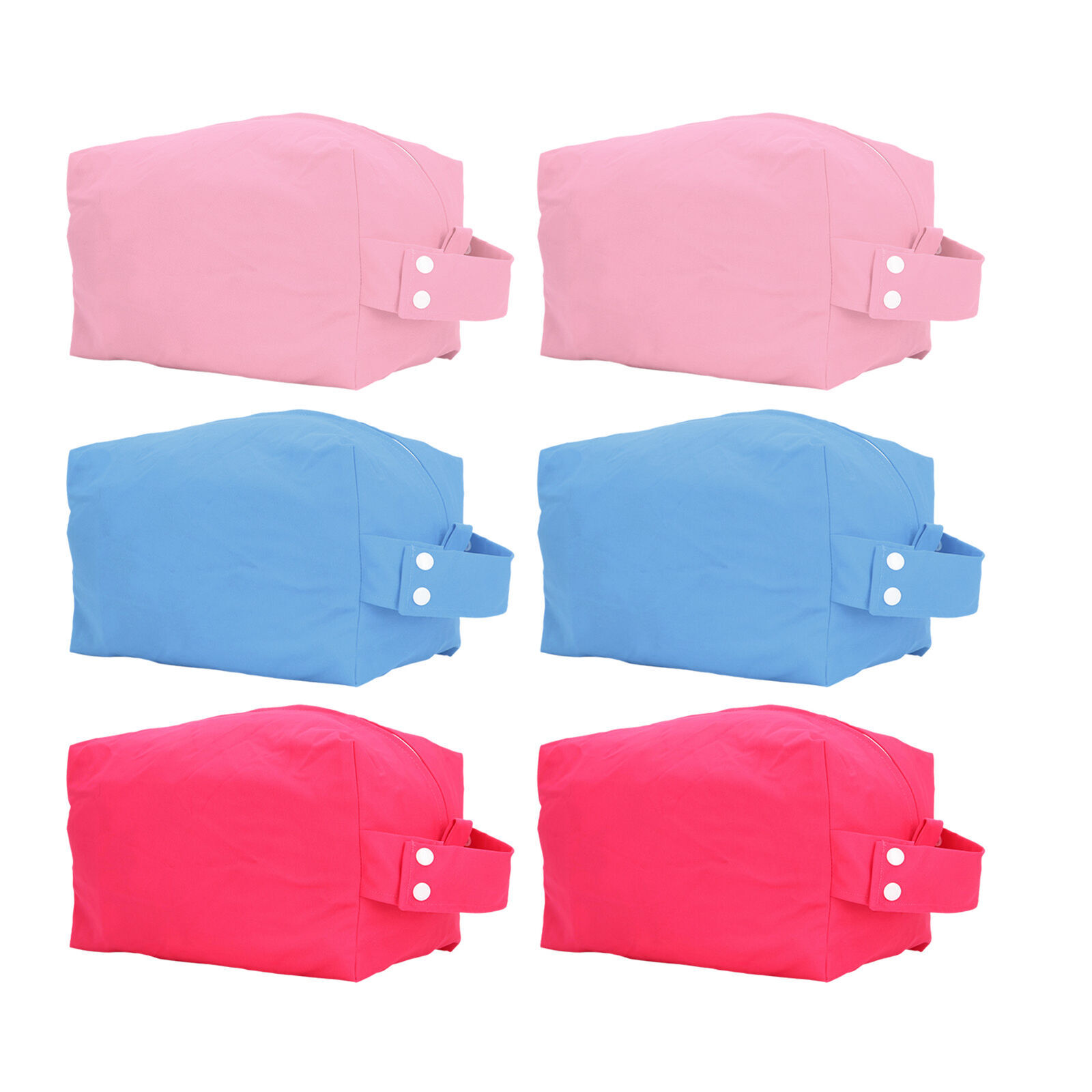 2Pcs Waterproof Reusable Diaper Pouches with Snap Design-image