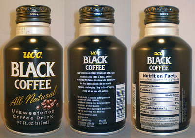 UCC Coffee 9.7 oz - Ready-to-Drink to Black Coffee from Kobe Japan