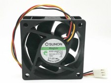 1PC SUNON 6025 KDE1206PTV1 DC12V 1.7W 6CM 3-wire silent cooling fan