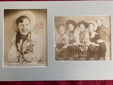 1946 BILL HALEY AUTOGRAPH, DOWN HOMERS, SHORTY COOK, WTIC RADIO, PRE- COMETS
