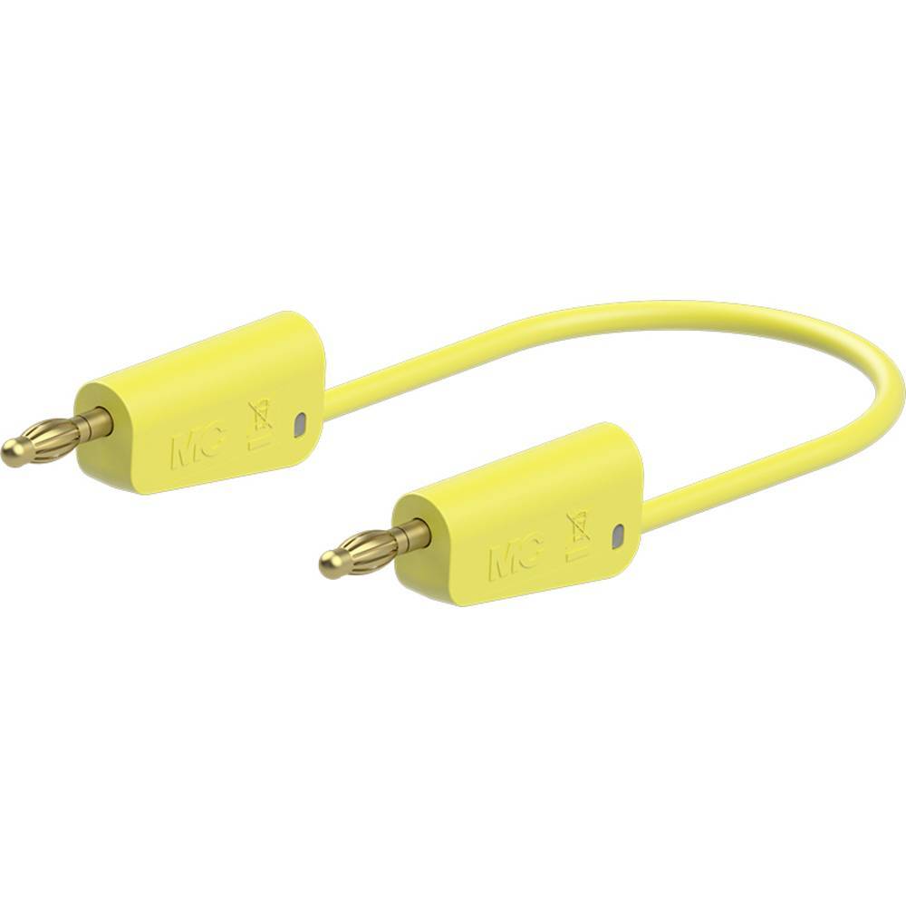 Stäubli LK-4A-S10 Cavo di misura [ - ] 75 cm Giallo 1 pz.
